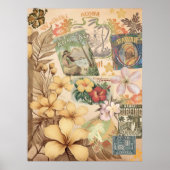 Vintage hawaiianische Scrapbook Seite 1 Poster (Vorne)