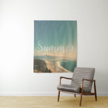 vintage hawaiianische Strandlandschaft -Sommer Mee
