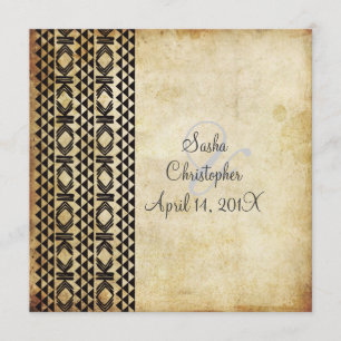 Vintage hawaiianische Tattoo/Party Einladungen