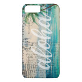 Vintage hawaiische Palme-Postkarte Case-Mate iPhone Hülle (Rückseite)