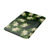 Vintage Heade Riesenmagnolia Blume Blüten Badematte (Schrägansicht)