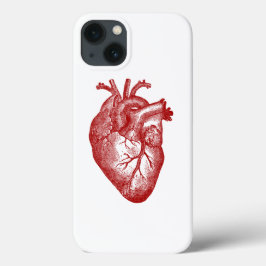 Vintage Heart Anatomy iPhone 13 Hülle