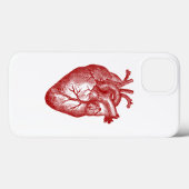 Vintage Heart Anatomy Case-Mate iPhone Hülle (Rückseite (Horizontal))