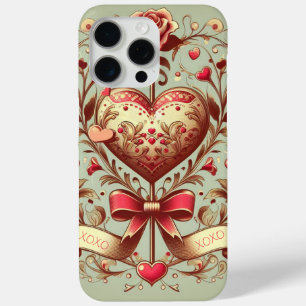 Vintage Heart Valentinstag xoxo Case-Mate iPhone Hülle