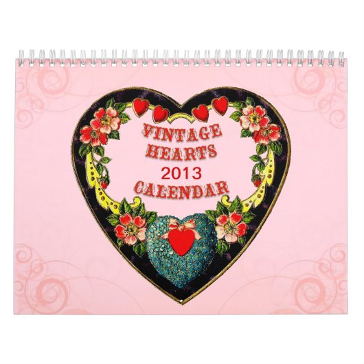 Vintage Hearts Kalender (Titelbild)
