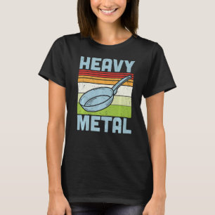 Vintage Heavy Metal Essen  Kulinarischer Chefkoch  T-Shirt
