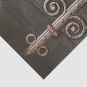Vintage Hecktür Seidenpapier (Detail)