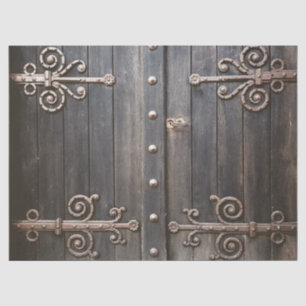 Vintage Hecktür Seidenpapier