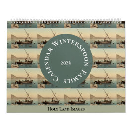 Vintage Heiliges Land Foto Benutzerdefinierter Fam Kalender