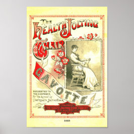 Vintage Heilmittel, Vorsitzender der Gesundheitsbe Poster