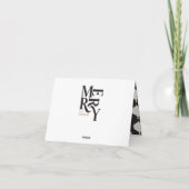 Vintage Heirat und verheiratetes Foto Ankündigung (Rückseite)