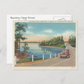 Vintage Heißfedern Arkansas Postkarte (Vorne/Hinten)