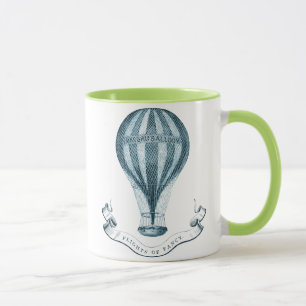 Vintage Heißluft-Ballon-Tasse Tasse