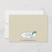 Vintage Heißluftballon Hochzeitssonne Probe Einladung (Rückseite)