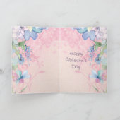 Vintage Heißluftballonfahrt Feiertagskarte (Innenseite)