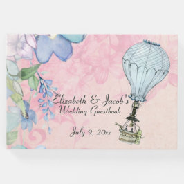 Vintage Heißluftballonhochzeit Gästebuch