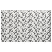 Vintage Heißluftballons in B&W Stoff (Fat Quarter (45,7 x 55,9 cm))