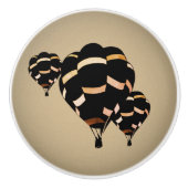 Vintage Heißluftballons Keramikknauf (Vorderseite)