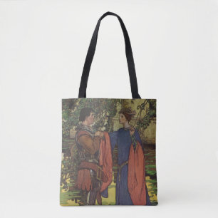 Vintage-Held Prinz Ritter Strahlende Rüstung Prinz Tasche