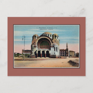 Vintage Heliopolis Kairo Ägypten Kathedrale Postkarte