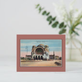 Vintage Heliopolis Kairo Ägyptische Kathedrale Postkarte (Stehend Vorderseite)