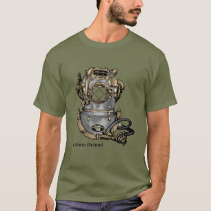 Vintage-Helium-Tiefsee-Tauchhelm Mark V T-Shirt