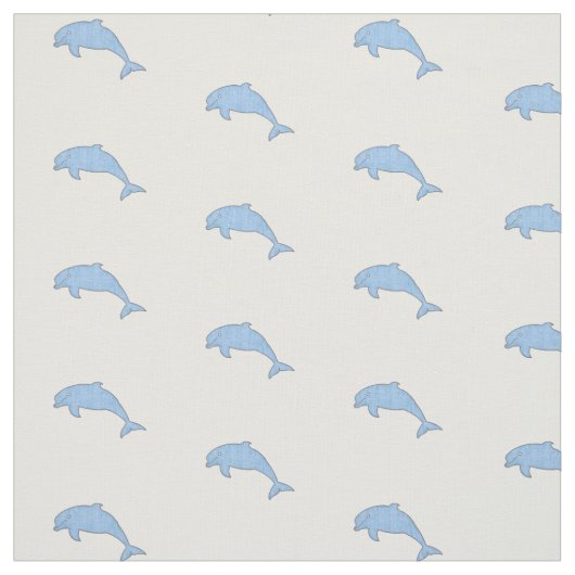 Vintage hellblaue Delphine Stoff (Muster)