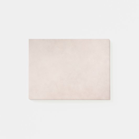 Vintage helle Pfirsich-Pergamentpapier-Schablone Post-it Klebezettel (Vorderseite)