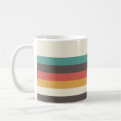 Vintage, helle Streifen Kaffeetasse (Links)