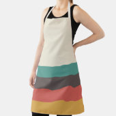 Vintage, helle Streifen Schürze (InSitu)