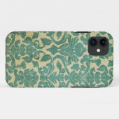 Vintage Hellgrüner Damast Case-Mate iPhone Hülle (Rückseite (Horizontal))