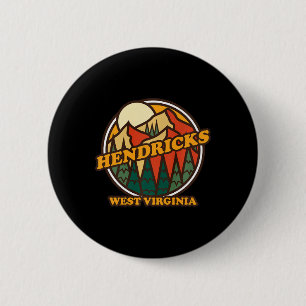Vintage Hendricks West Virginia Bergwandern So Button