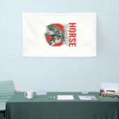 Vintage-Hengst-Daddy-Gravur Banner (Messeveranstaltung)