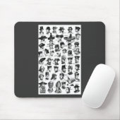 Vintage Hennen Mousepad (Mit Mouse)