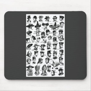 Vintage Hennen Mousepad