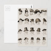 Vintage Hennen Postkarte (Vorne/Hinten)