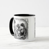 Vintage Hennen Tasse (Vorderseite Links)