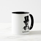 Vintage Hennen Tasse (VorderseiteRechts)