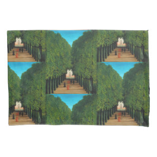 Vintage Henri Rousseau Paris Grüne Bäume Park Kuns Kissenbezug