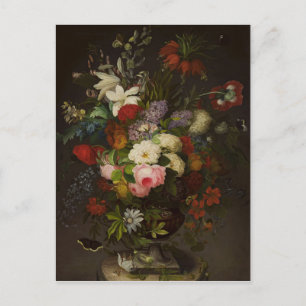 Vintage Henryka Beyer Blumen Postkarte