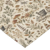 Vintage Herbal Apothecary Botanical  Kurzer Tischläufer (Ecke)