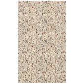 Vintage Herbarium Pressed Flower Botanical Tischdecke (Vorderseite)