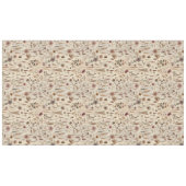 Vintage Herbarium Pressed Flower Botanical Tischdecke (Vorderseite (Horizontal))