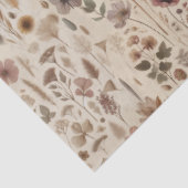 Vintage Herbarium Pressed Flower Botanical Tissue Seidenpapier (Ausschnitt)