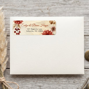 Vintage Herbst-Bordeaux-Dahlie Botanische Hochzeit