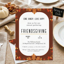 Vintage-Herbst-Friendsgiving-Dinner-Einladung