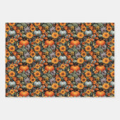 Vintage Herbst Geschenkpapier Set (Vorderseite 2)