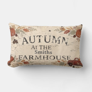 Vintage-Herbst im Landhaus-Kissen Lendenkissen