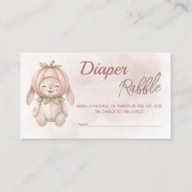 Vintage-Herbst-Kürbis-Baby-Shower-Windel-Raffle