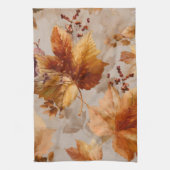 Vintage Herbstblätter Geschirrtuch (Vertikal)